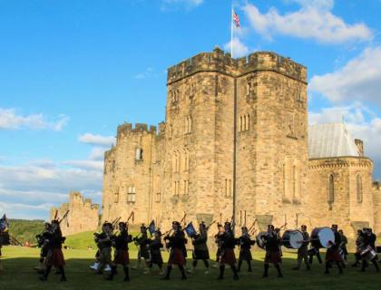 Beating of Retreat at Alnwick Castle