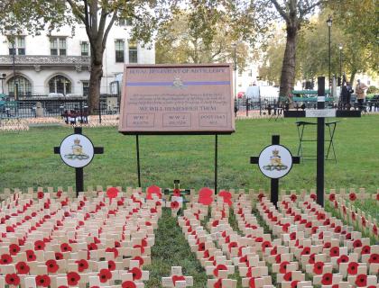 Field of Remembrance at Westminster Abbey