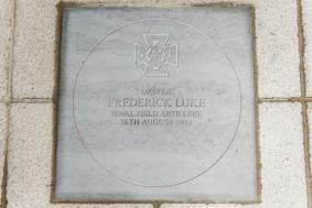 VC Memorial Stone - Driver Fred Luke