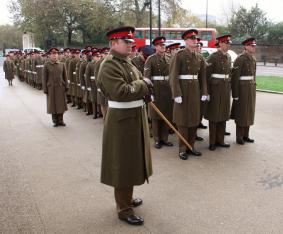 Regiment on Parade